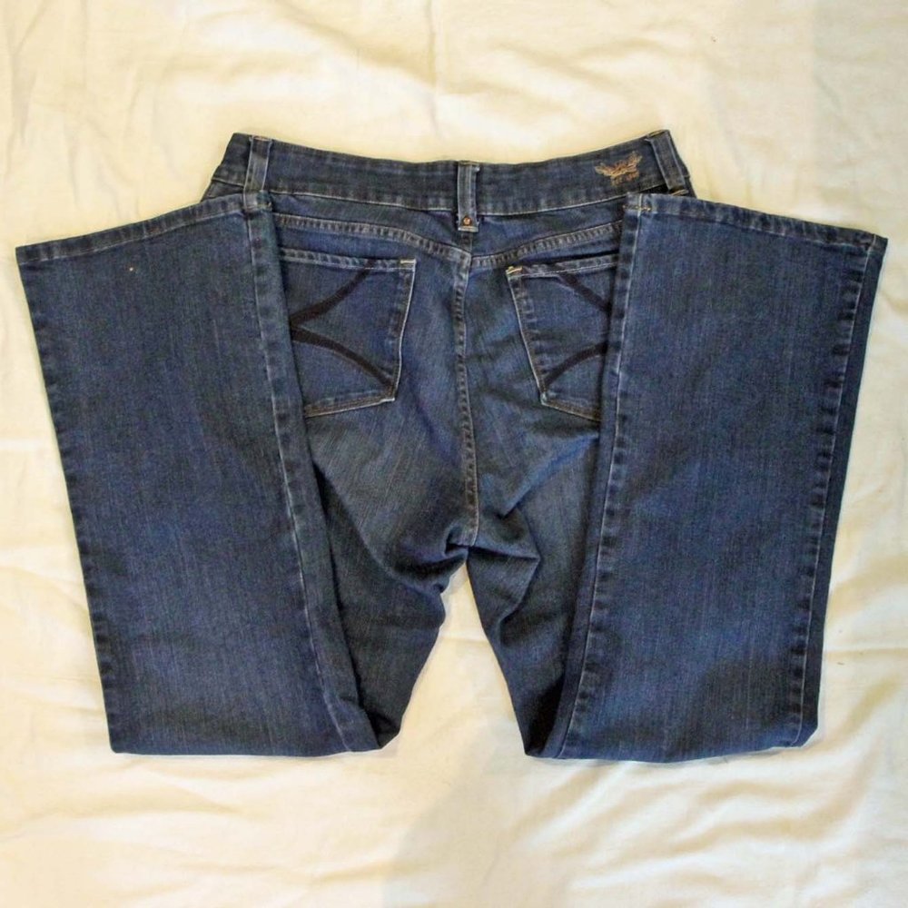 Lee's Perfect Fit Jeans size 16 Medium - Picture 3 of 9